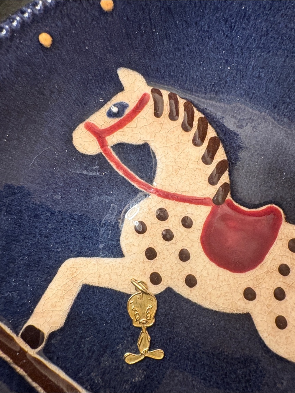 18k gold Tweety Pendant